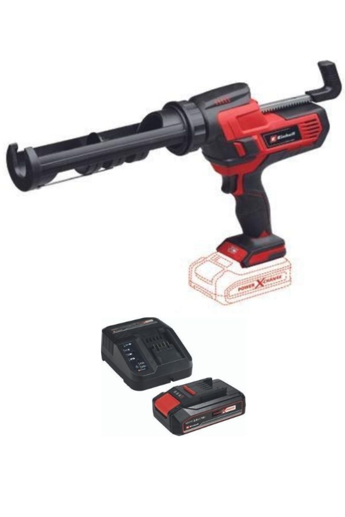 Te-sg 18/10 1x2.5ah Li Akülü Silikon Tabancası