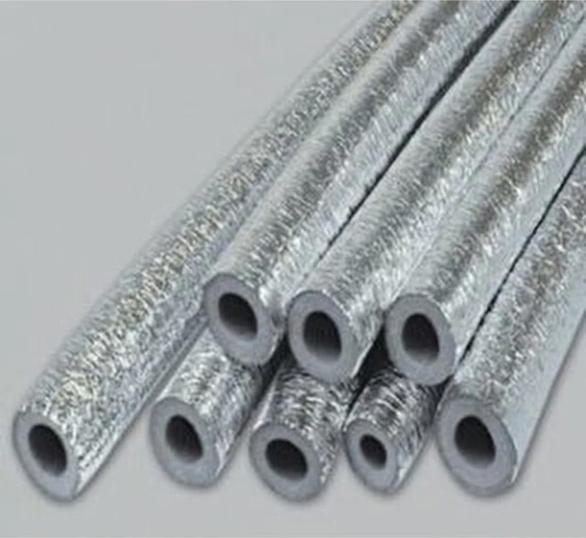 4 Metre 35/10 mm Polietilen Alüminyum Folyolu Izole Boru (2 Metre 2 Adet)