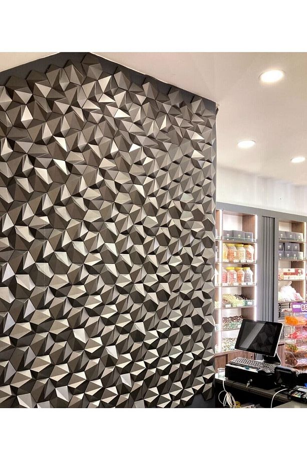 3 Boyutlu Dekoratif Duvar Paneli (-VİZON-) (1M2)