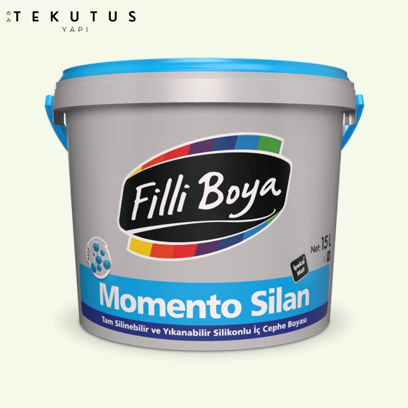 Momento Silan Silikonlu Iç Cephe Boyası 15 L Buz Beyazı / 6004
