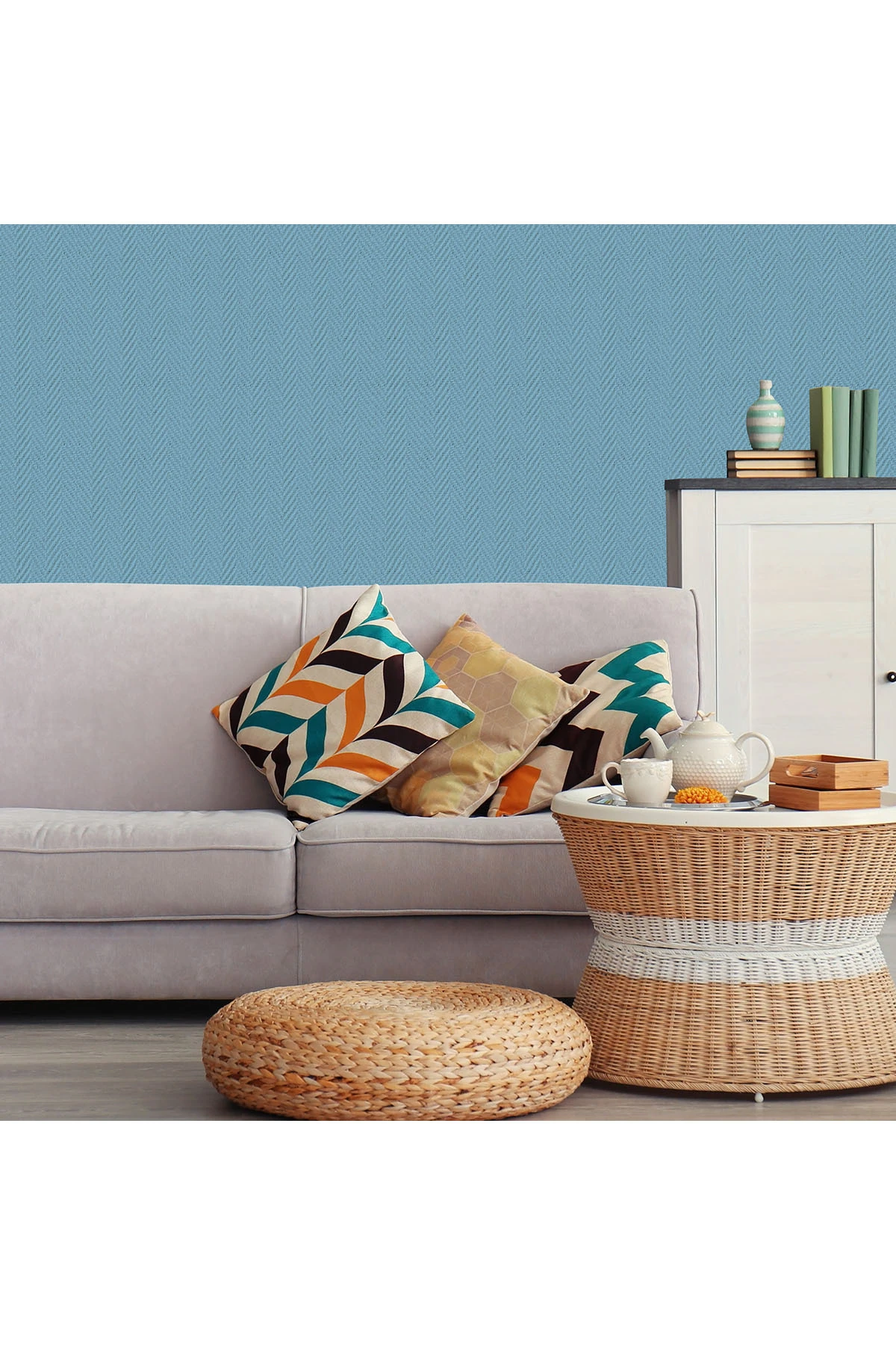 Filli İNOVATİF, BOYANABİLİR CAM TEKSTİLİ DUVAR VE TAVAN KAPLAMASI - HC01 IVY - 25 metre