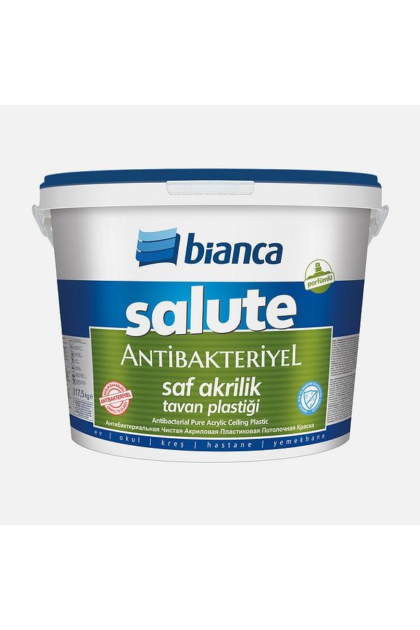 Salute – Antibakteriyel Saf Akrilik Tavan Boyası 17,5KG