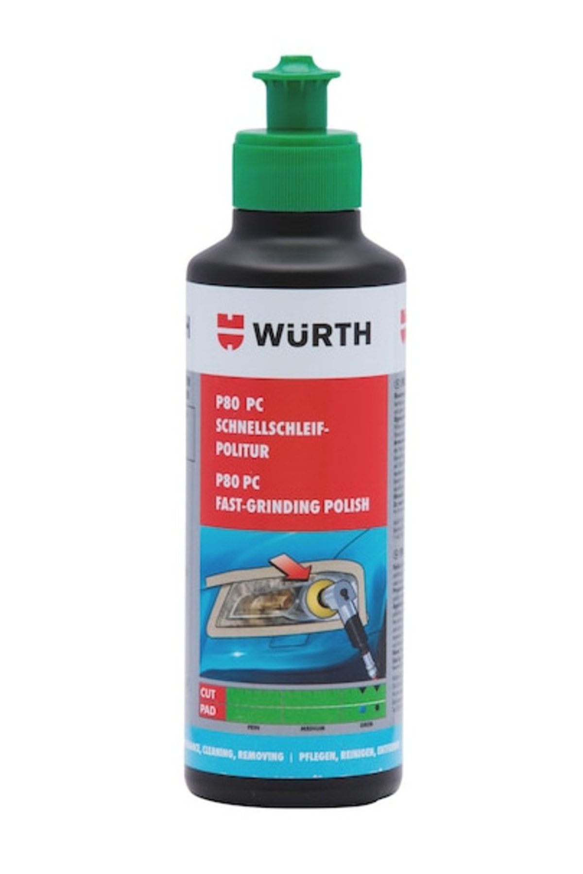 P80 Far Parlatma Cilası Far Parlatır Leke Çıkarır 250ml