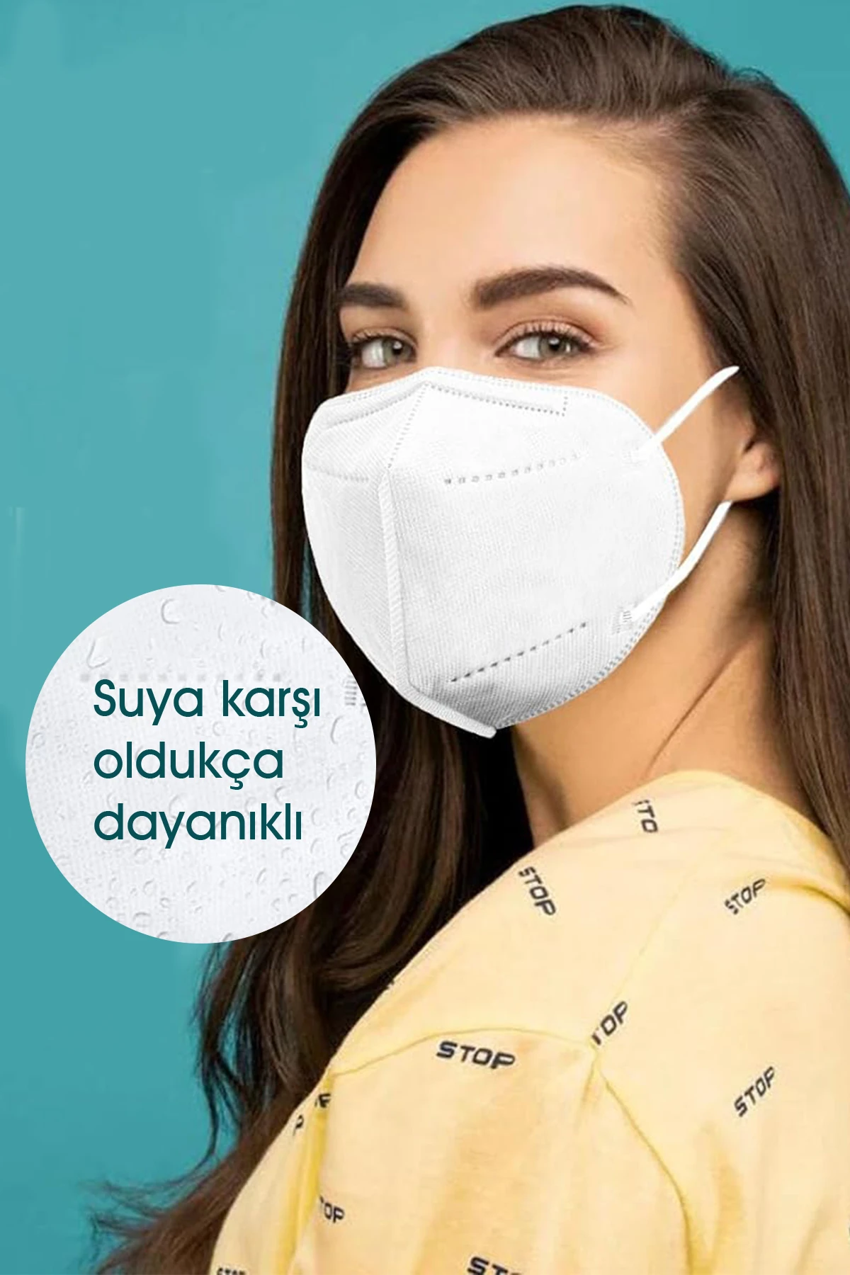 Ffp2 Nr Meltblown 100 Adet Maske 5 Katlı Tekli Ambalaj Koruyucu Maske