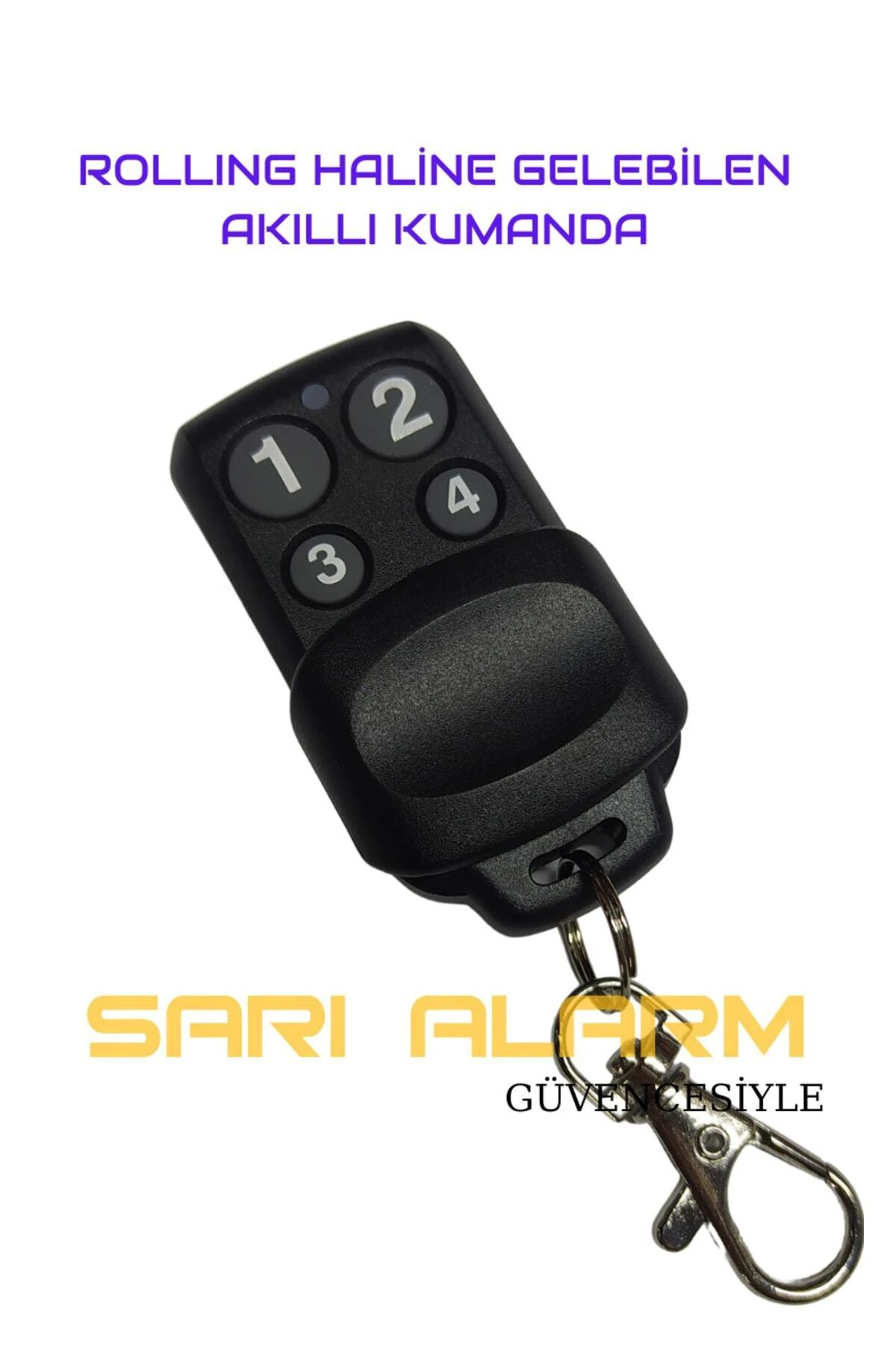 Rolling (NİCE, BFT, HİLAND VB) Olabilen Fıx Akıllı Kumanda Garaj Kepenk Bariyer Kumandası