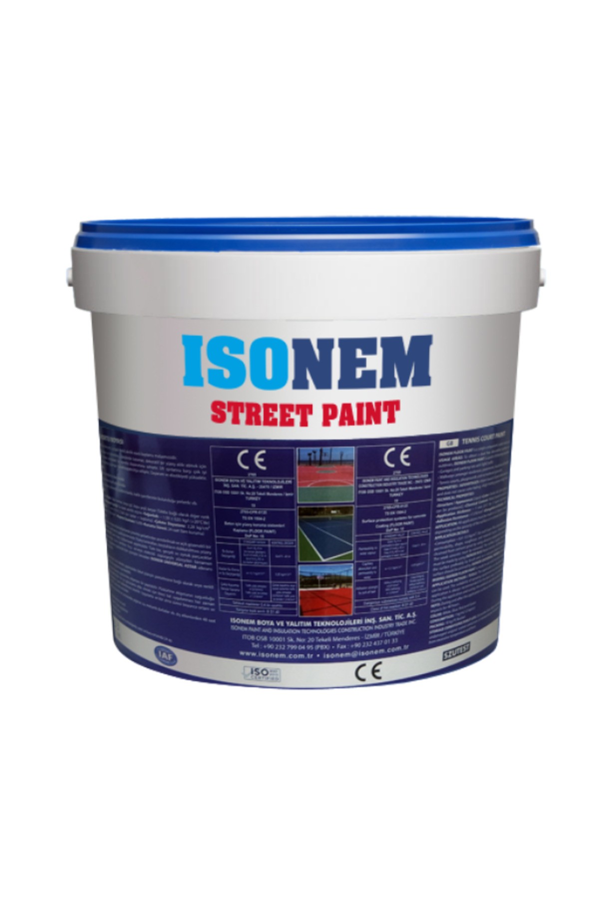 İsonem Street Paint Polymer Esaslı Asfalt ve Zemin Kaplaması