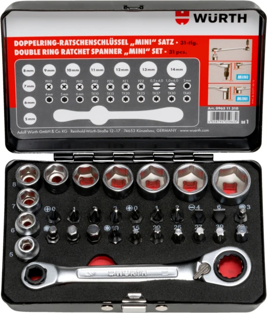 Lokma Seti Çift Halkalı CIRCIR.31P 1/4inç