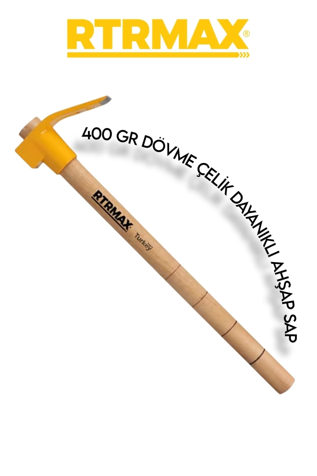 Ahşap Saplı Dövme Çelik Keser (400 GR 1. KALİTE)