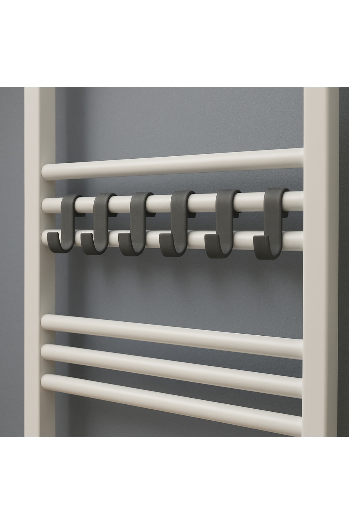 Havlupan askısı-6 Adet-Bornoz, havlu, kıyafet askısı-Havlupan-Duşa kabin askı aparatı