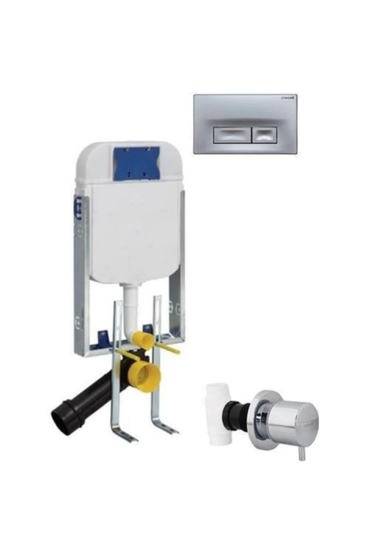 Gr5001-tp325 Gömme Rezervuar Seti 5li Metal Menteşe Hisar Amsortisörlü