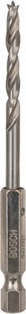 BOSCH - Spiral Ahşap Matkap Ucu, 1/4" Altıgen Şaft - 4 X 43 X 88 Mm