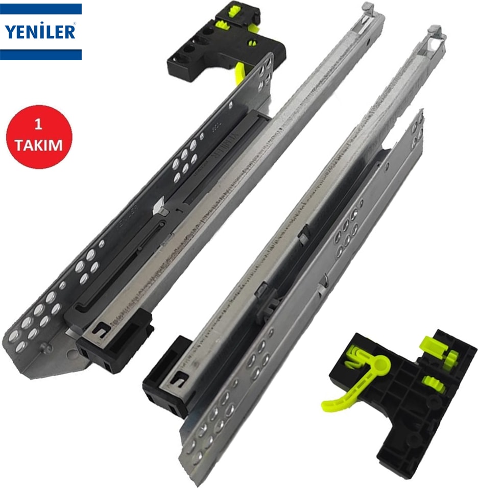 Tandem Kısmi Açılım Çekmece Rayı 40 cm (Mandal Dahil)