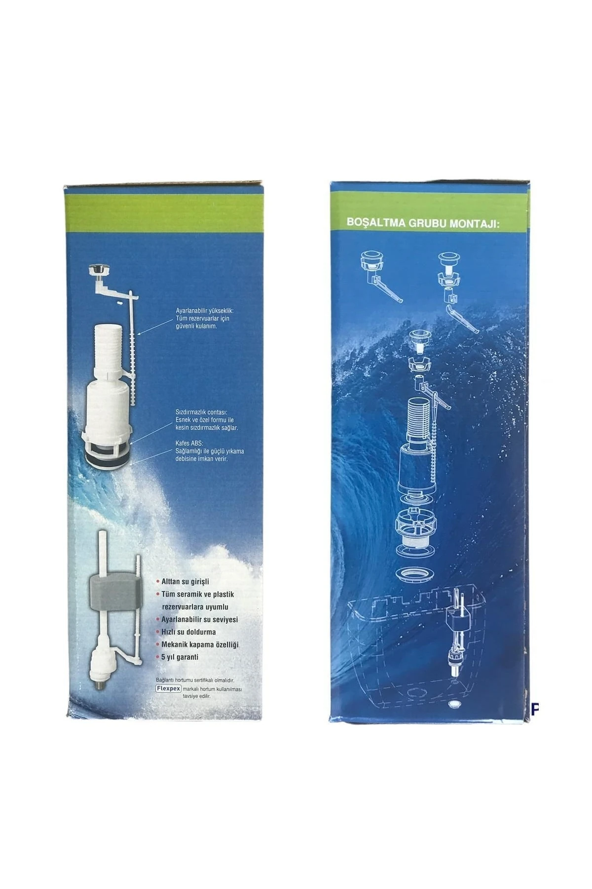 Veravit Vera Basmalı Tek Kademeli Klozet Rezervuar Iç Takım