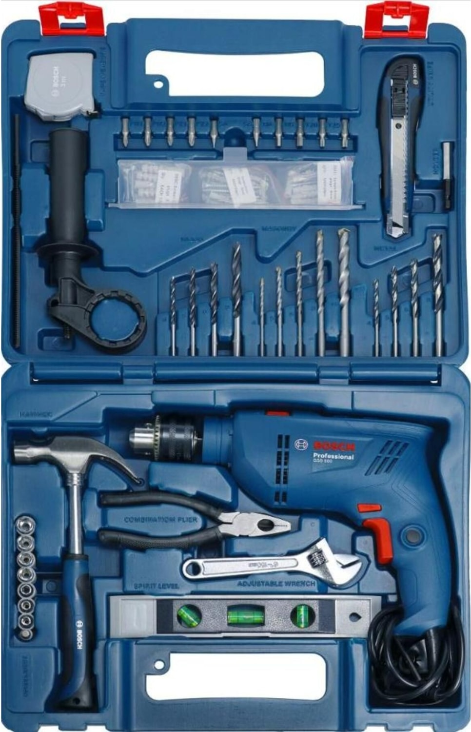 600 Watt Gsb 600 Darbeli Matkap + 100 Parça Aksesuar 0 - 2 M 2 Yıl Kablolu Anahtarlı Darbeli