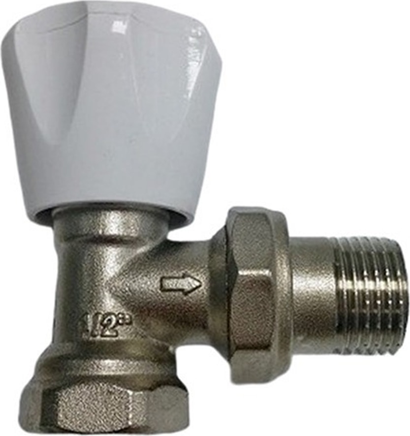 1/2'''' Köşe Radyatör Vanası Petek Kalorifer Vanası Düz Uçlu