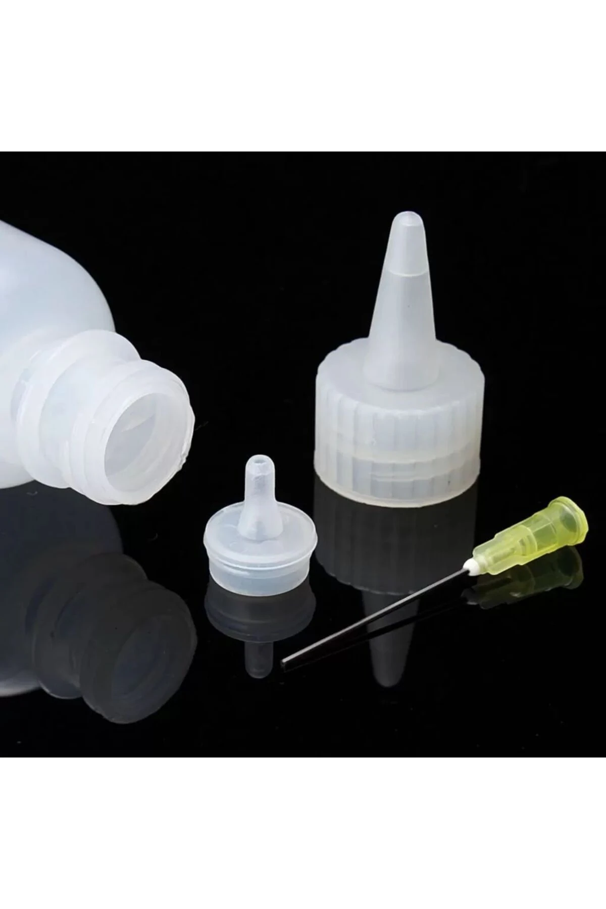 50cc Şırıngalı İğne Uçlu Sıvı Saklama Şişesi Yağdanlık