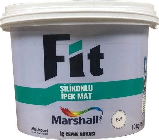 Fit Silikonlu Ipek Mat Silinebilir Iç Cephe Boya 6,67 L 10 kg