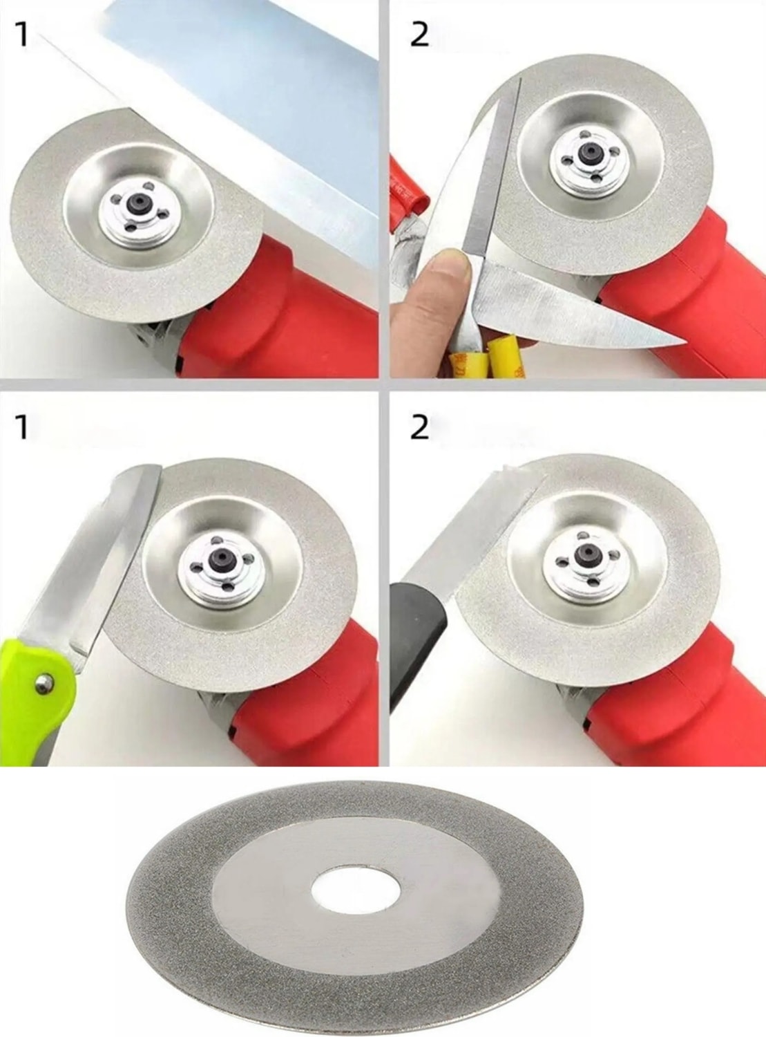 100MM Elmaslı Bileme Diski Bıçak Satır Makas Bileme Diski Hassas Metal Mermer Cam Zımparalama