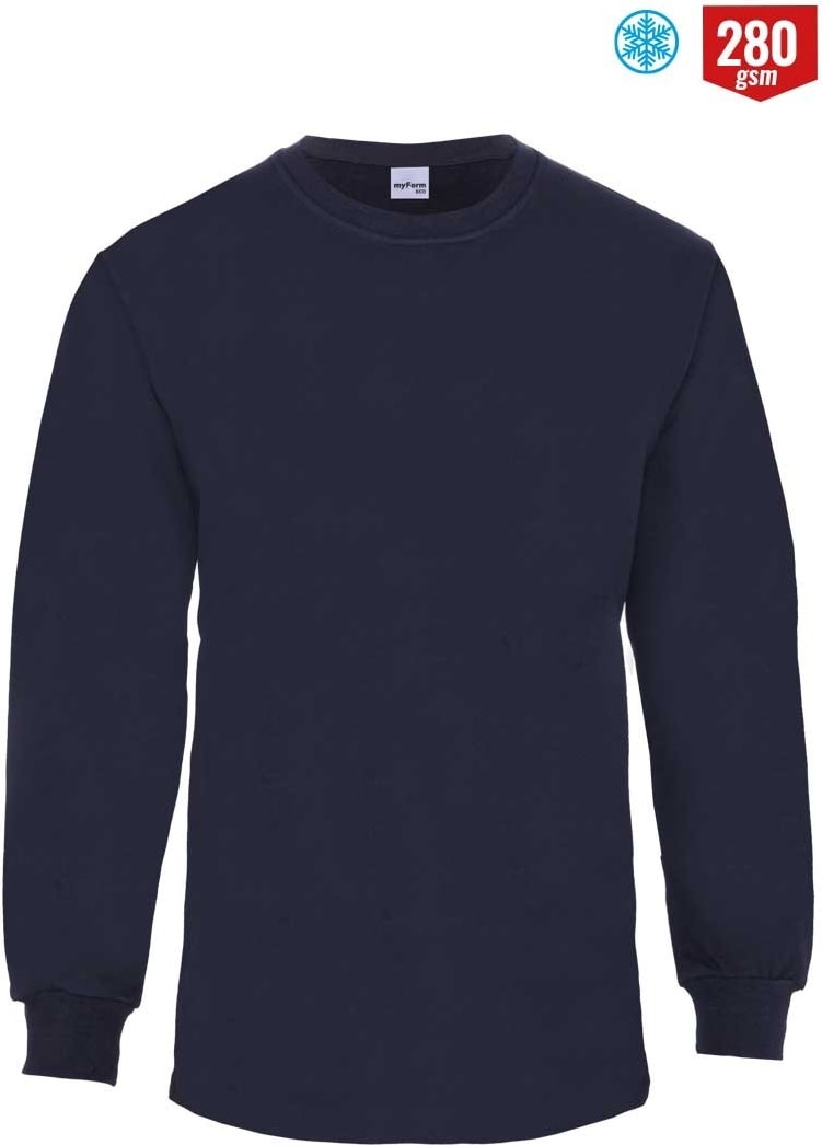Sweatshırt Bisiklet Yaka Regular Lacivert 08125 Lacivert Xs