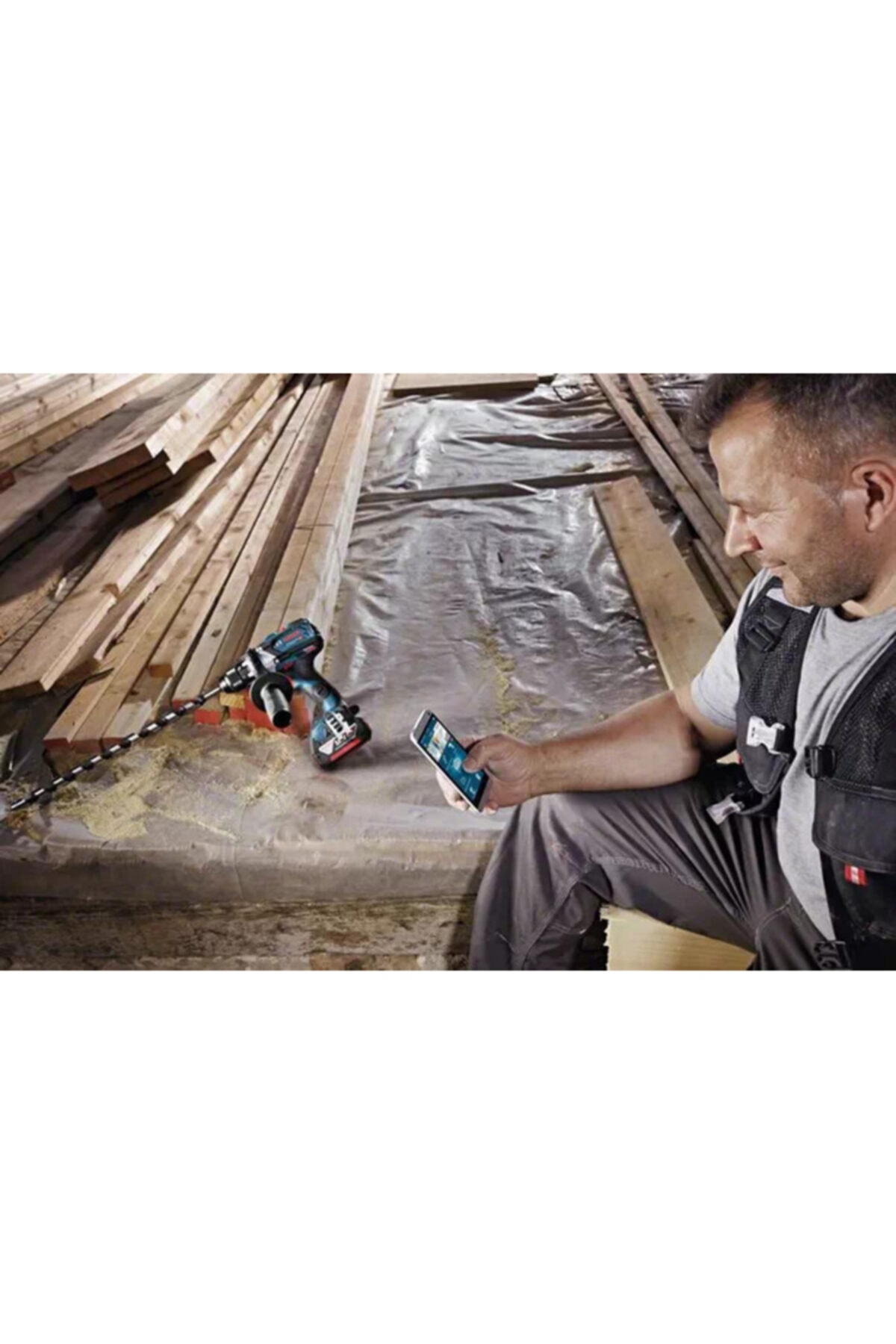 BOSCH Professional GSB 18V-110 C Akülü Darbeli Delme Vidalama Makinesi