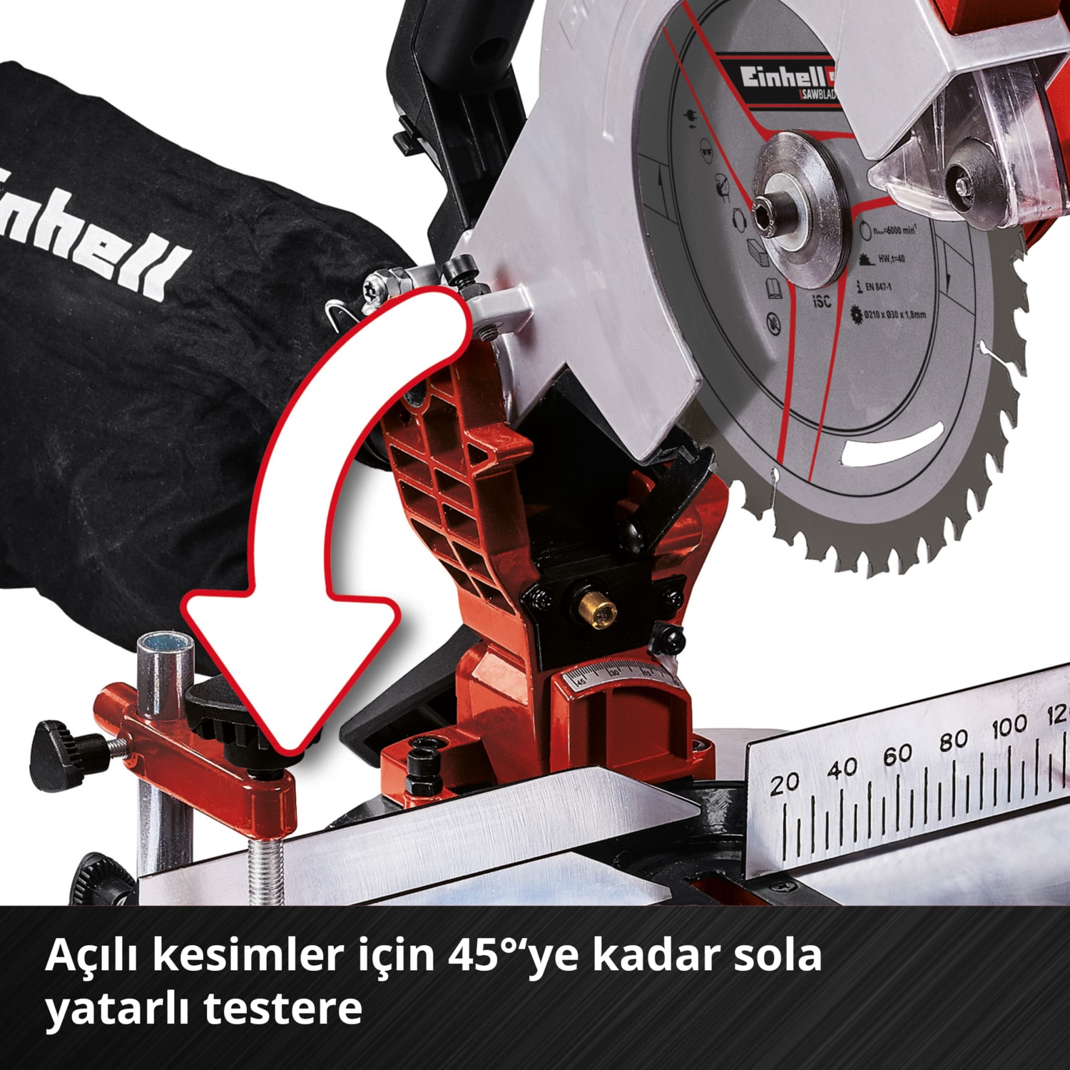 TE-MS 18/210 Li - Solo, Akülü Gönye Testere (Akü ve şarj cihazı dahil değildir)