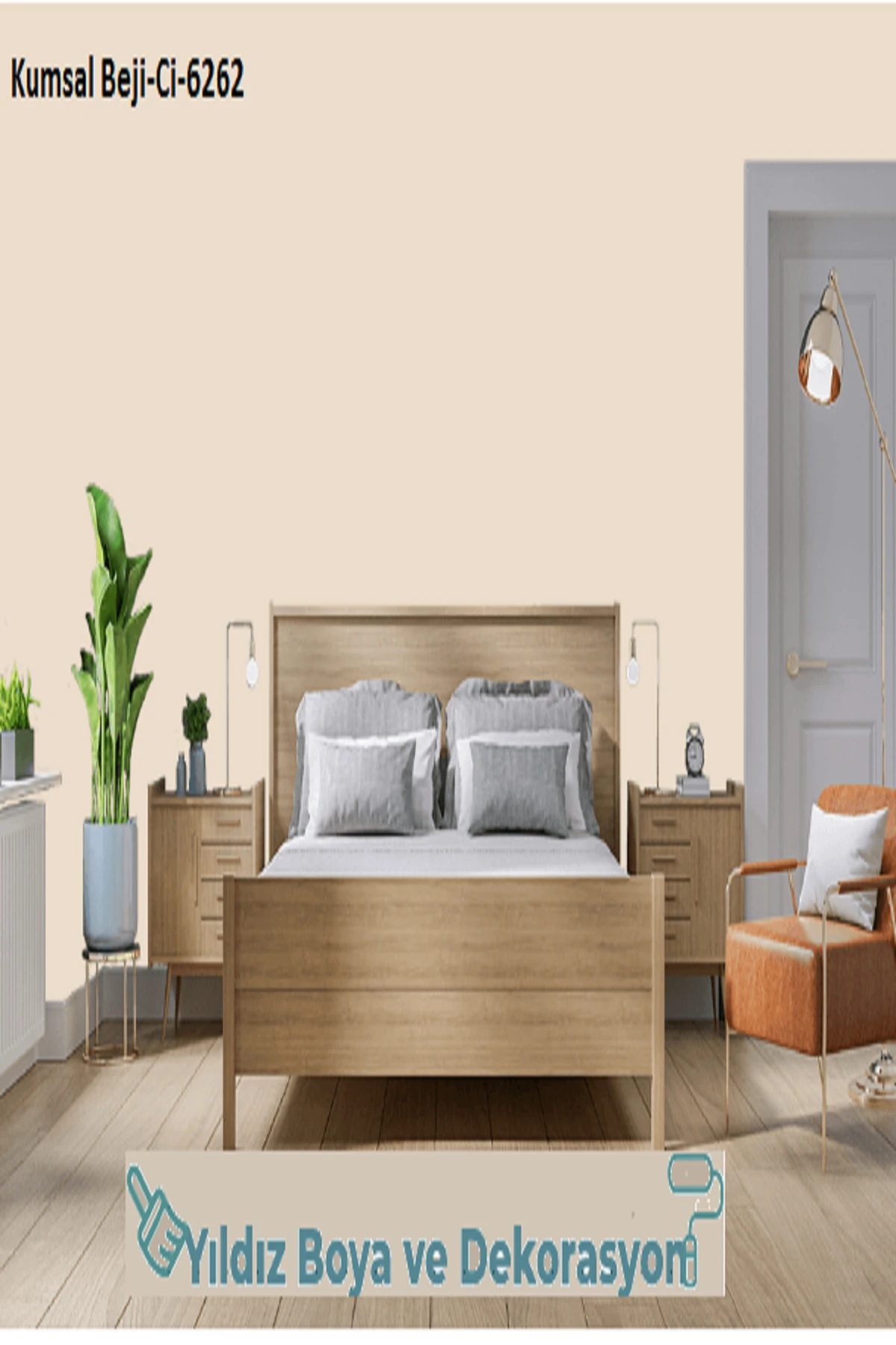 Dekora Plast Ekonomik Fiyatlı İç Cephe Duvar Boyası 3 Kg Kumsal Beji