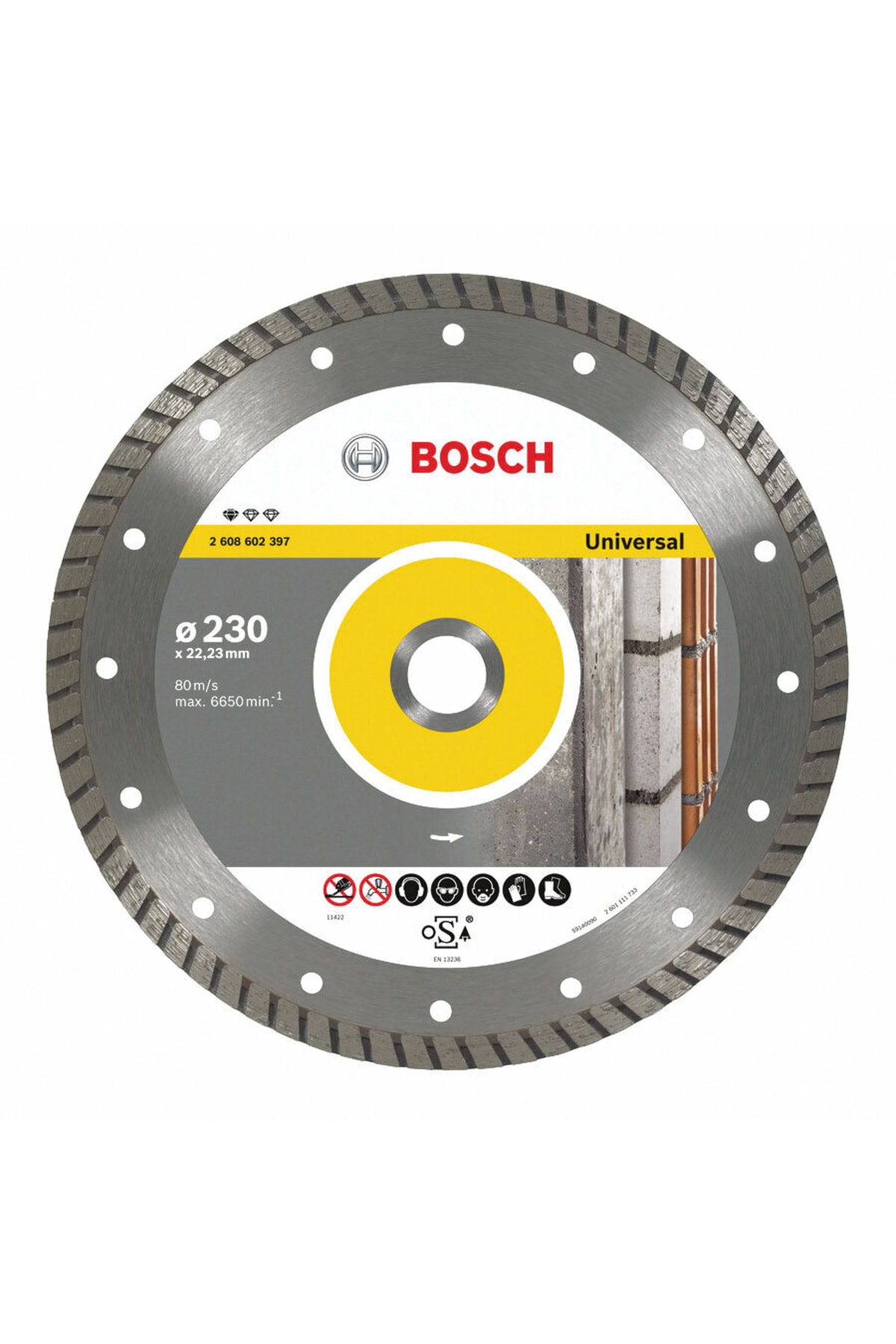 Tuğla Beton Kesme Diski 230 Mm