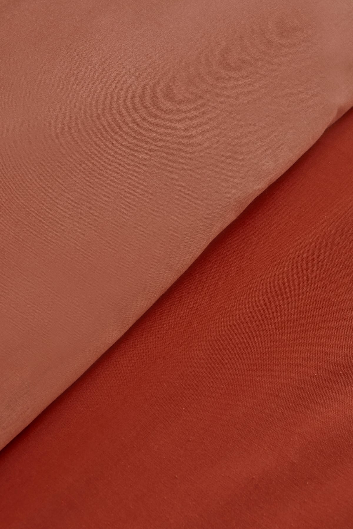Basis %100 Pamuk Tek Kişilik Nevresim Takımı Terracota
