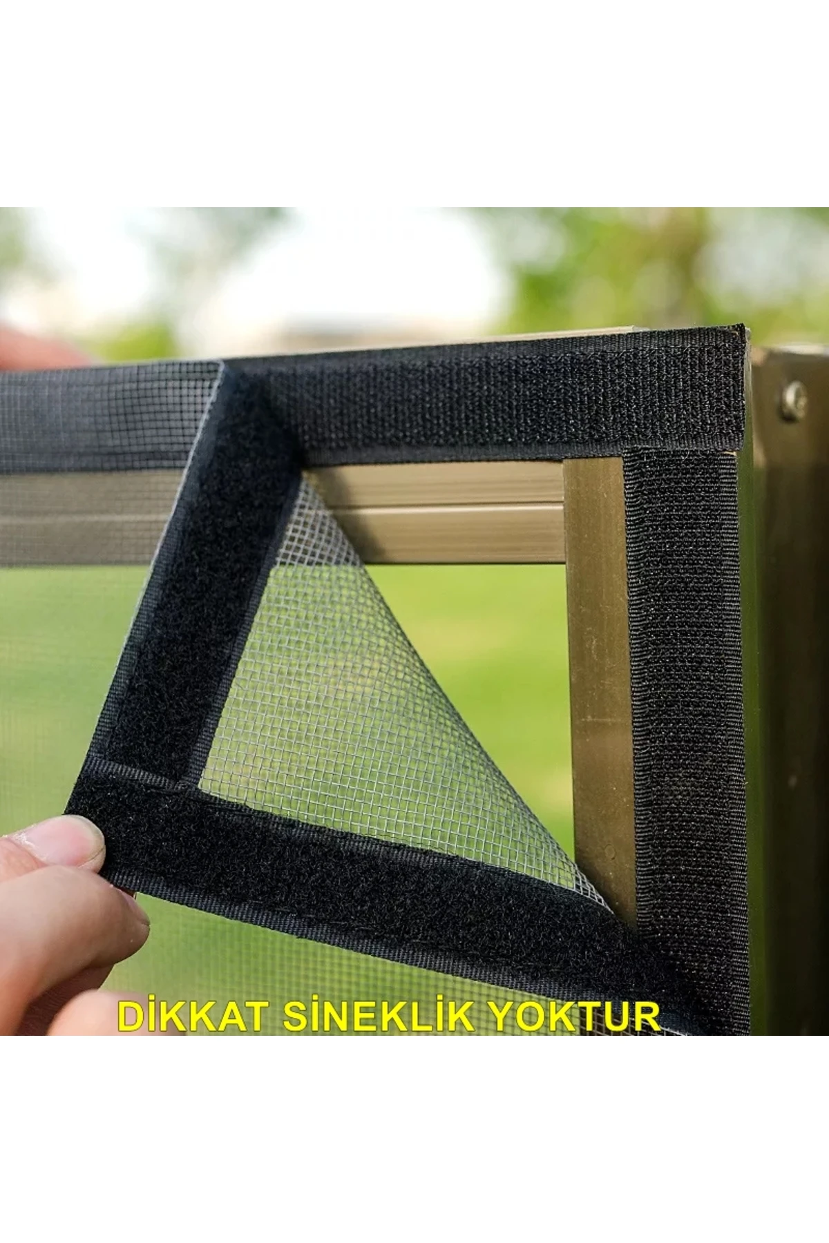 Yedek Cırtbant Tül Sineklik Cırt Bandı 2 Mt Yapışkanlı Siyah Cırt Bant 2 Cm Genişlik(TÜL YOKTUR)