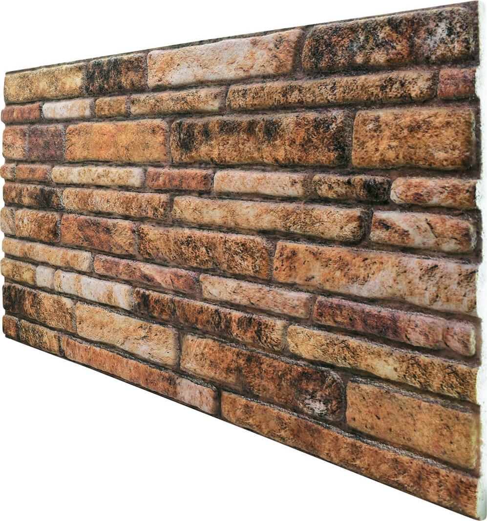 5 Adet (2,5m2) x Kesme Taş Desenli 3 Boyutlu Renkli Strafor Köpük Duvar Kaplama Paneli (KS-412)