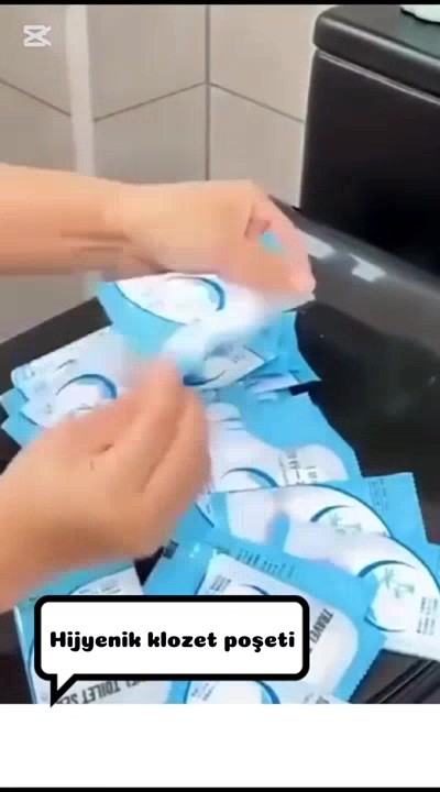 Klozet Kapak Örtüsü Pratik Kullanımlı Hijyenik Klozet Kapağı Poşeti 50 Adet