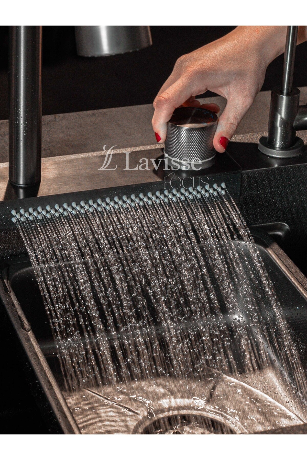 Focus Akıllı Eviye Fonksiyonlu Teknolojik Mutfak Evyesi