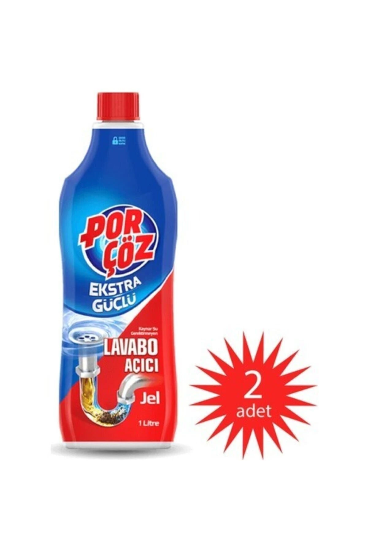 Jel Lavabo Açıcı 1 Lt 2'li Paket