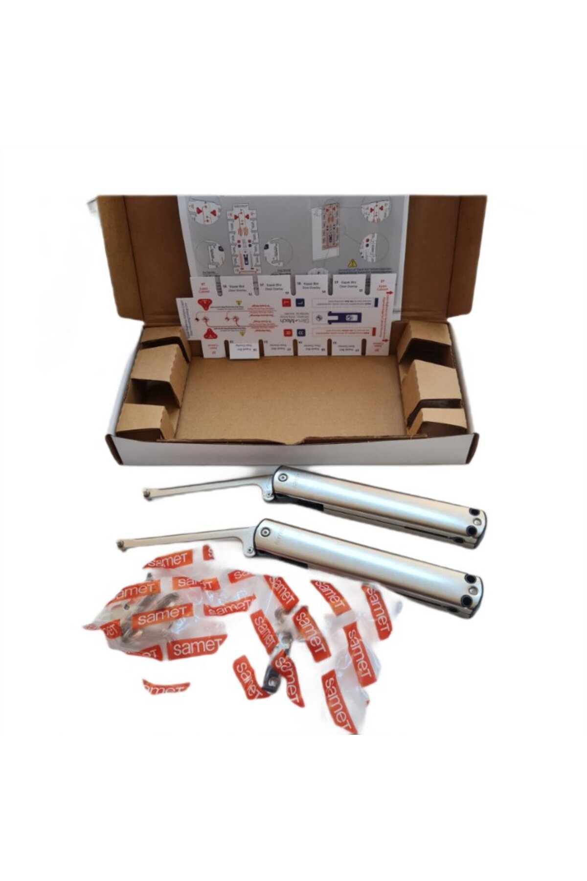 Slim-mech C kalkar kapak amortisörü 2li Paket
