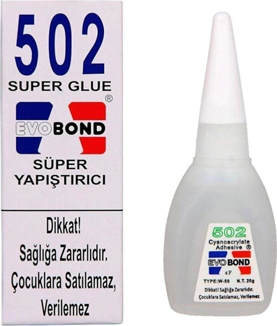 Evobond 502 Japon Yapıştırıcısı Süper Glue 20 gr
