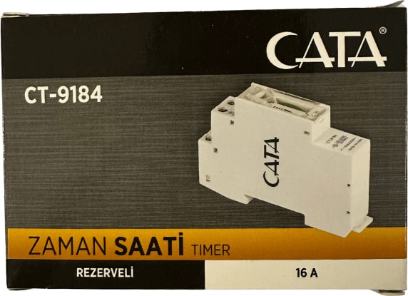 CT-9184 16 Amper Rezerveli Zaman Saati (2 Adet)