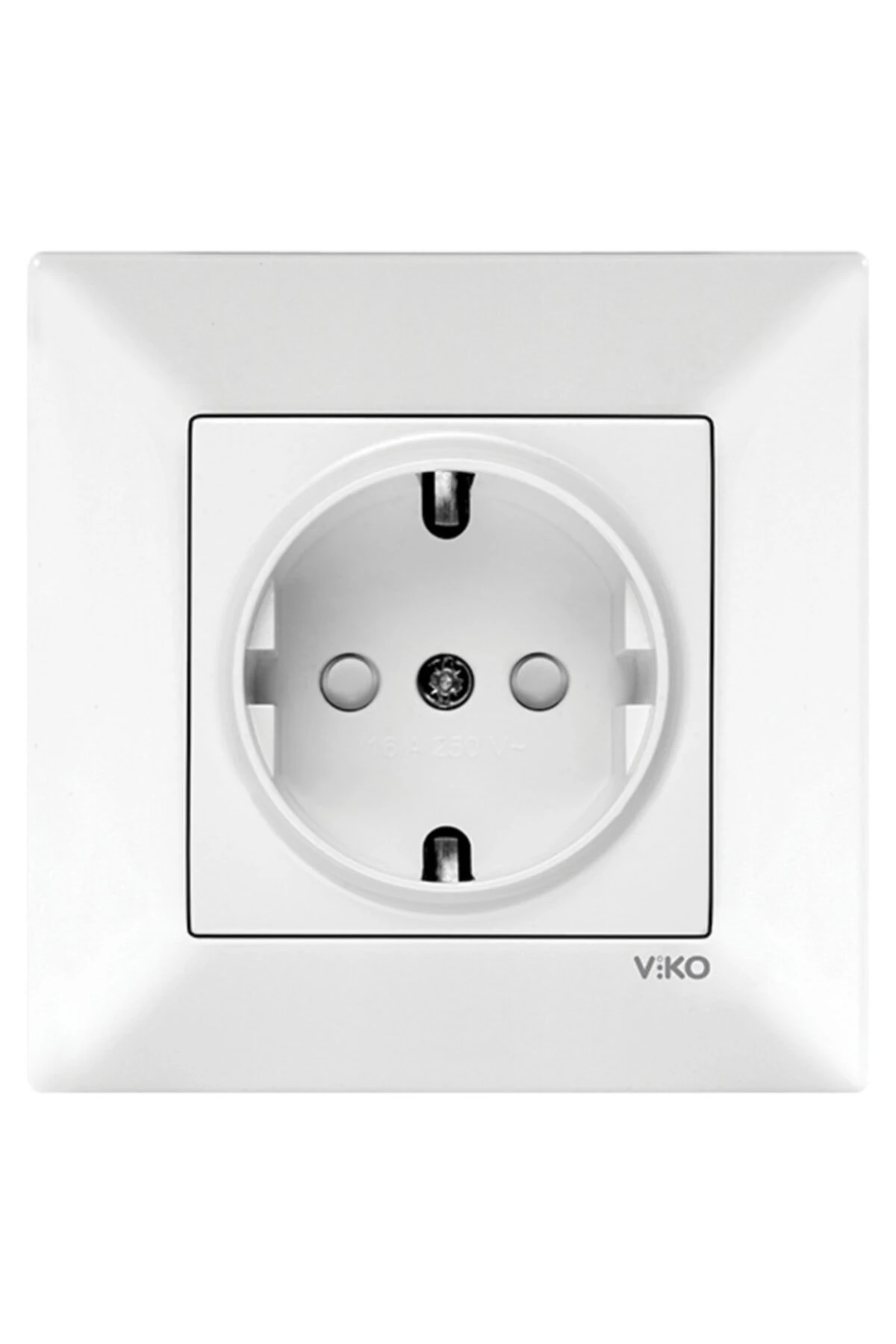 Meridian Çocuk Korumalı Topraklı Priz Çerçeve Dahil