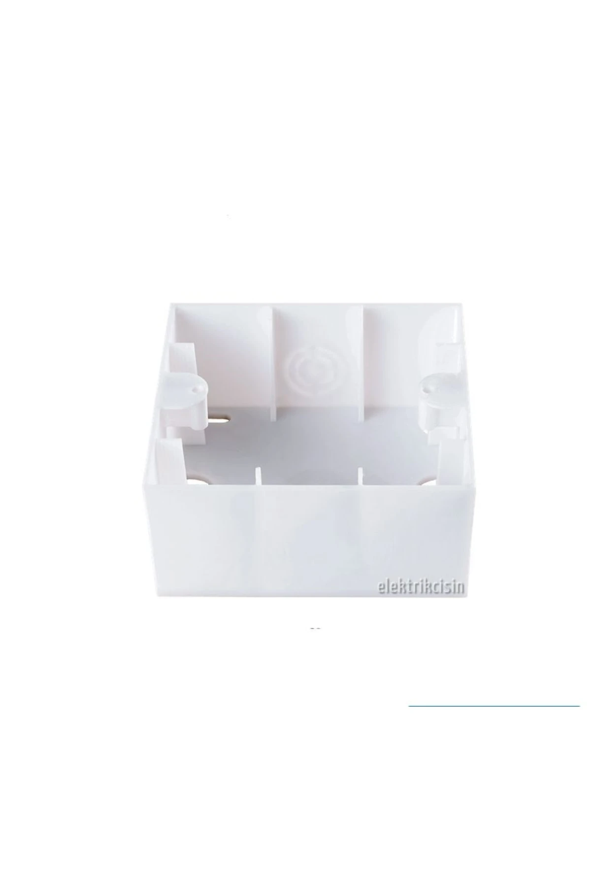 Meridian Beyaz Tekli Sıva Üstü Kasa - 5 Adet