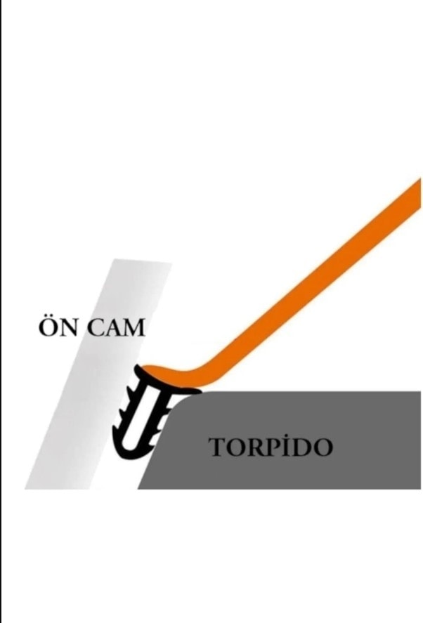 Araç Torpido Göğüs Konsol Ön Cam Arası Fitil Ses Yalıtım Fitili