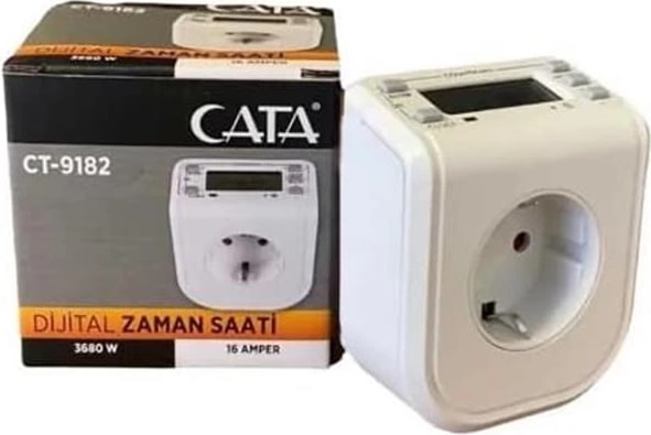 CT-9182 Dijital Zaman Saati, 3680 W, Beyaz