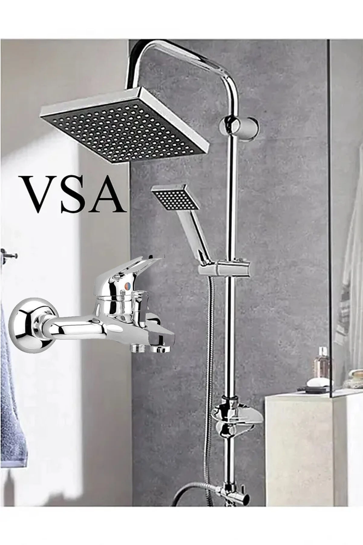 Miami Local Tepe Yağmurlama Banyo Duş Robot Seti Ve Kaliteli Sağlam Mix Banyo Bataryası Duş Sistemi