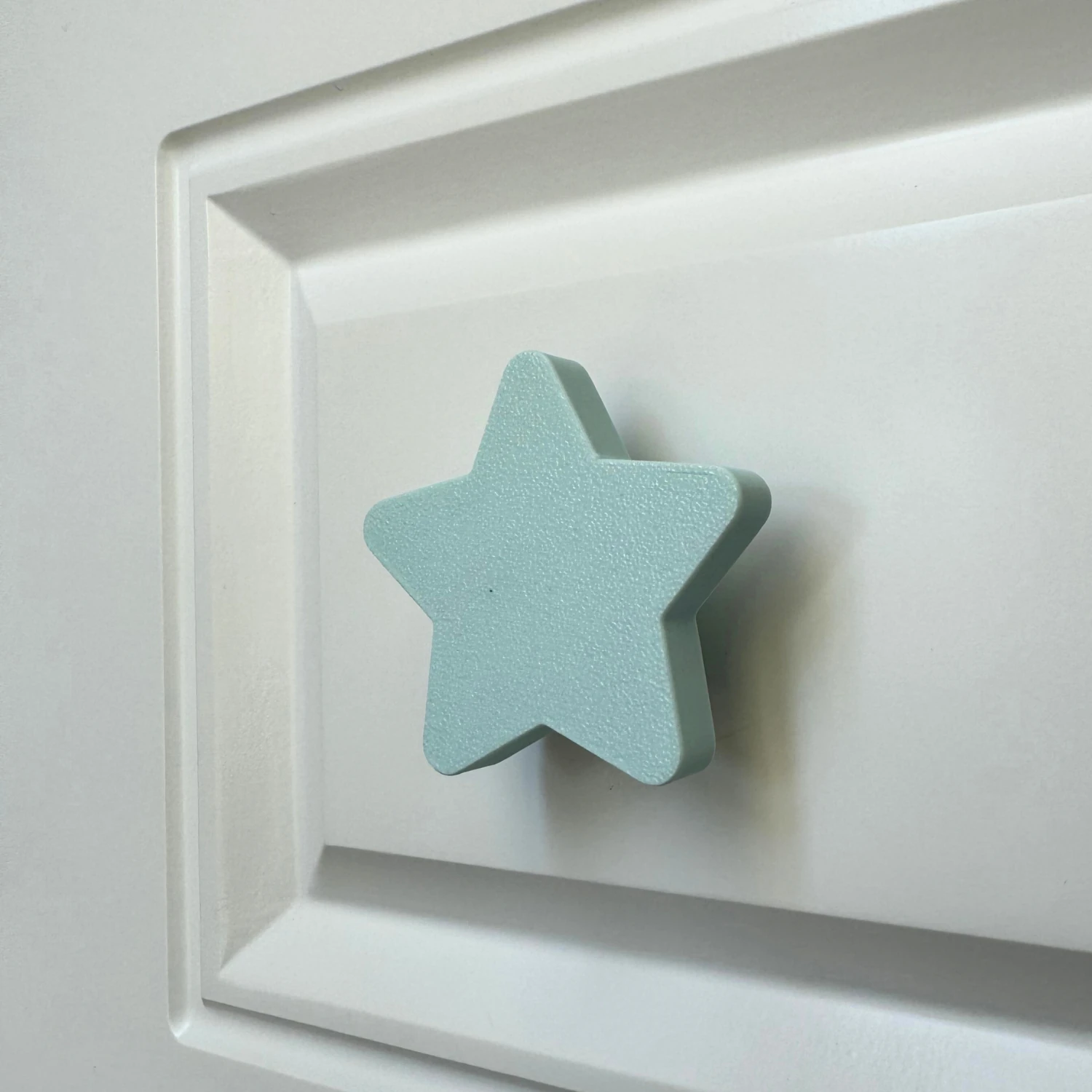 mavi Yıldız Dolap Kulpu - Çocuk Odası, Mutfak ve Banyo Için Parlak ve Dayanıklı Mobilya Kulp