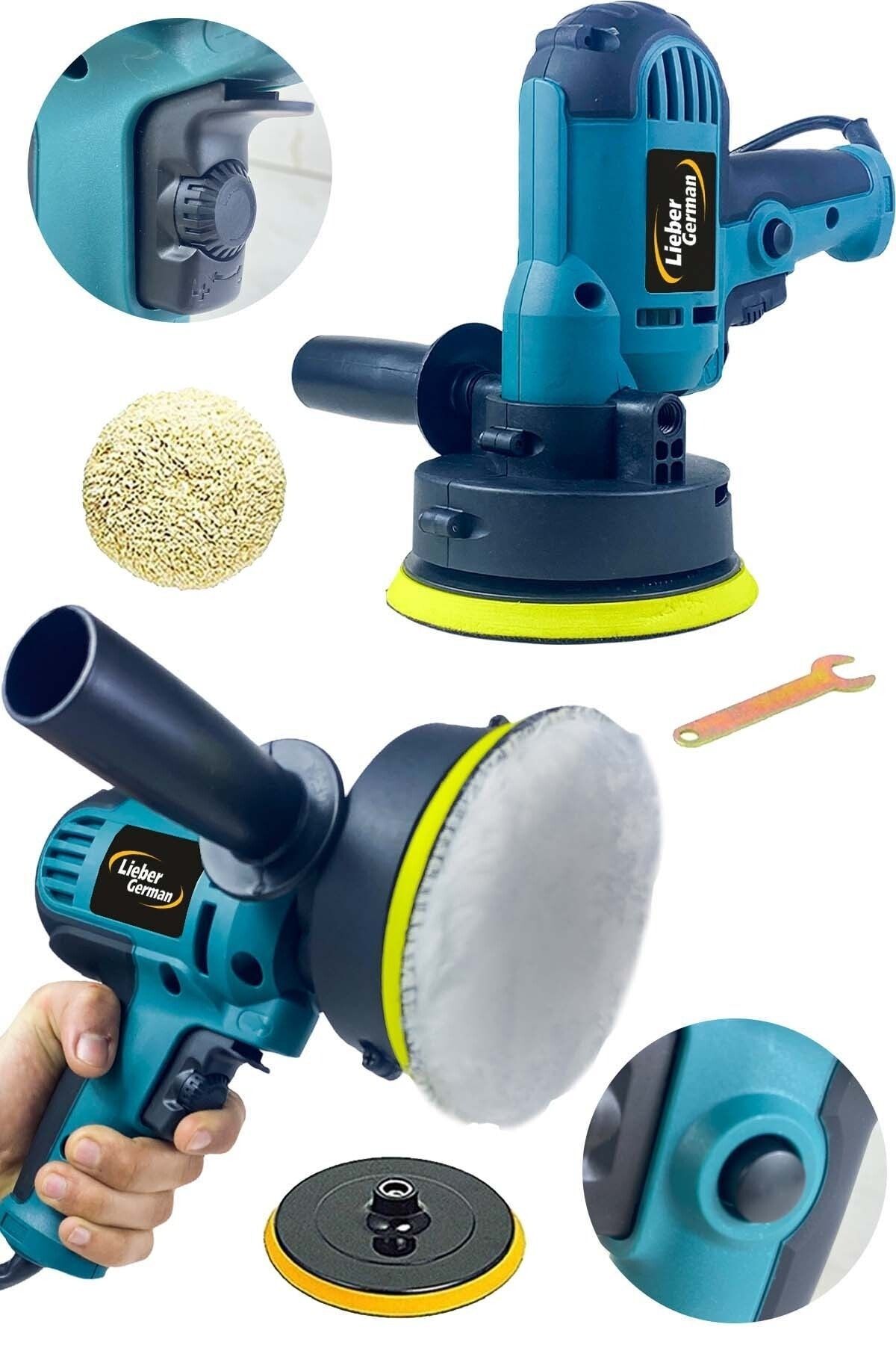 Lg8013 Tam Profesyonel 6 Kademe Devir Ayarlı 125 Mm Zımpara Araba Pasta Cila Polisaj Makinesi