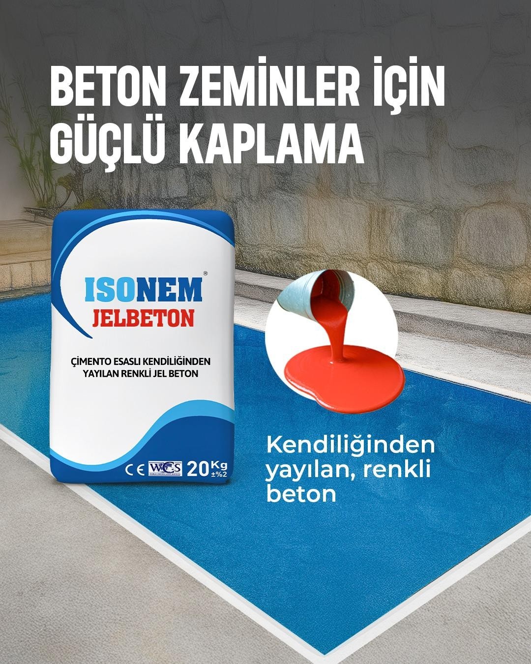 Jelbeton 20KĞ Mavi 1 Adt
