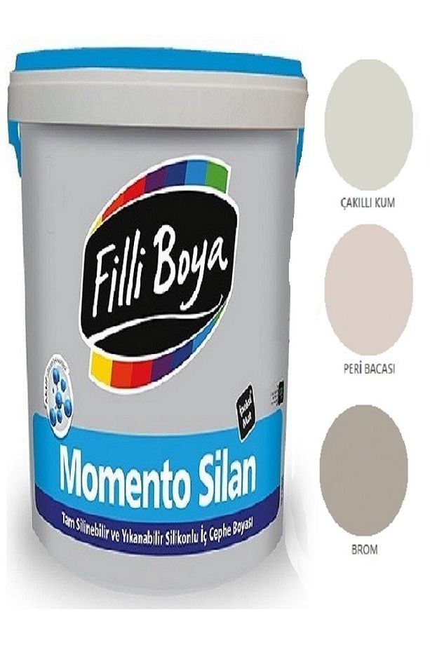 Momento Silan Tam Silinebilir Yıkanabilir Silikonlu Ipek Mat Boya 2,5lt peri Bacası