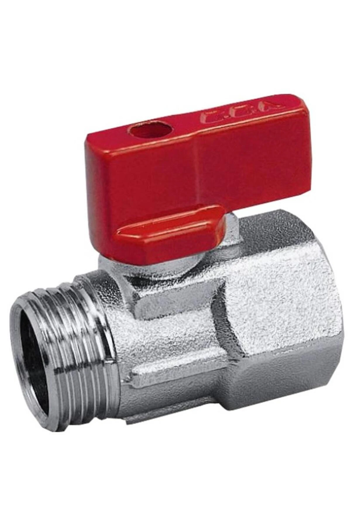 3/8 Küresel Valf Kırmızı Volan İçxdış Vida 102122027