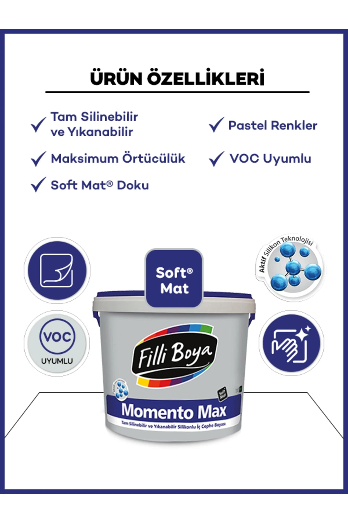 Momento Max Soft Mat 100 ml Andezit 35 Ilham Paketi
