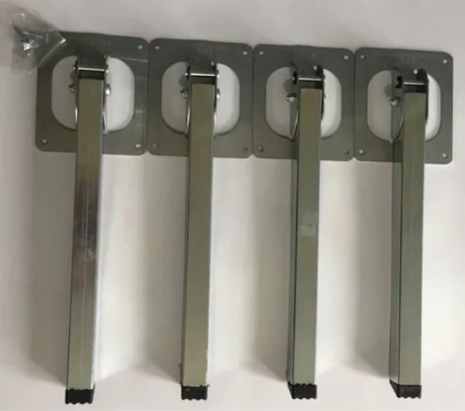 Metal Katlanabilir Sofra Masa Ayağı 50 cm ( 4 Adet ) + Vidaları