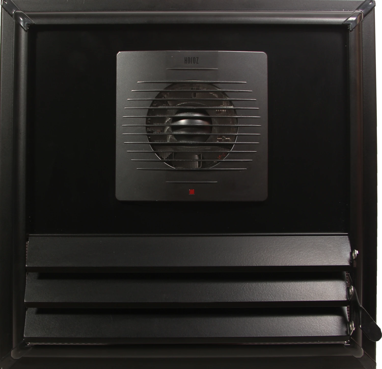 Aspiratörlü (Havalandırma - Fanlı) Mat Siyah - Alüminyum - Yüzeysel Yapıştırma Menfez