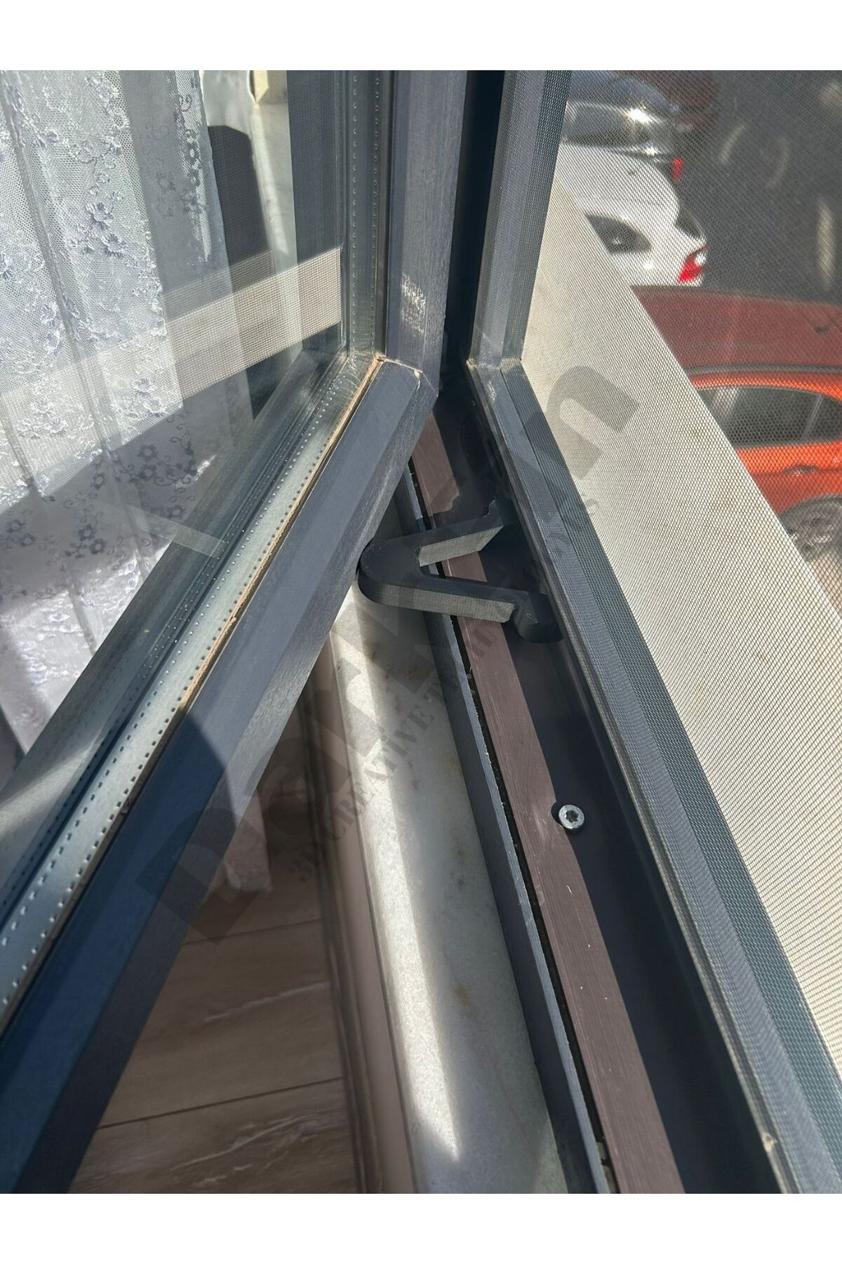 Pencere/Kapı Stoperi Pencere Kapatma Engelleme Pencere Kapanma Engelleyici (siyah)